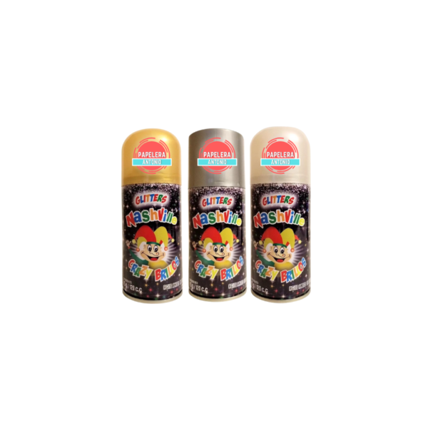 Glitter en aeorosol x6