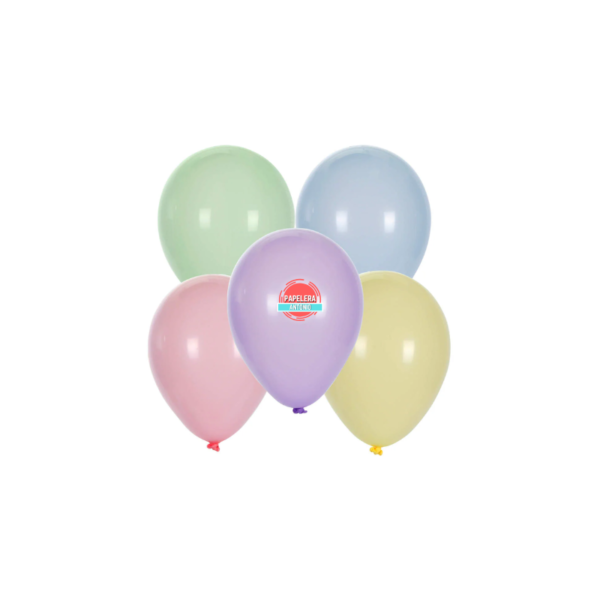 Globos 10 pulgadas Globolandia pastel x25