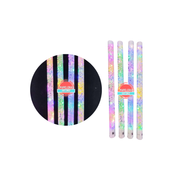 Vara led luminosa multicolor 45 cm x6